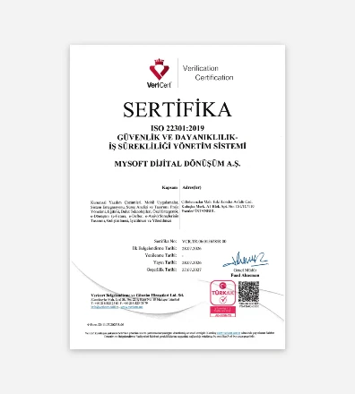 İş Sürekliliği Yönetim Sistemi